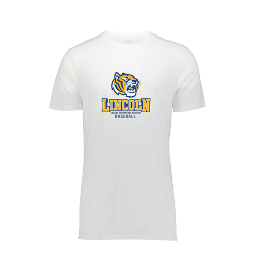 [FTSCUBWH-AS-LOGO1] Decker Men's Tri-Blend T-Shirt - Short Sleeve (Adult S, White, Logo 1)