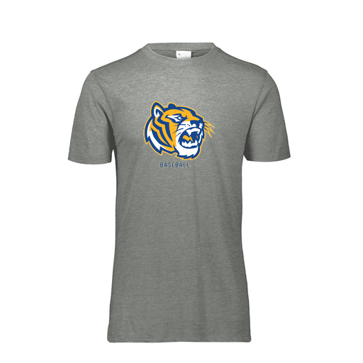 [FTSCUBGY-AS-LOGO2] Decker Men's Tri-Blend T-Shirt - Short Sleeve (Adult S, Gray, Logo 2)