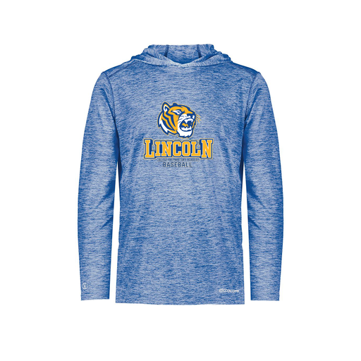 [FOLHCGRY-YS-LOGO1] Decker Youth Charge Hoodie (Youth S, Royal, Logo 1)