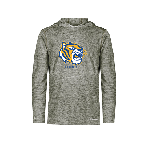 [FOLHCGGY-YS-LOGO2] Decker Youth Charge Hoodie (Youth S, Gray, Logo 2)